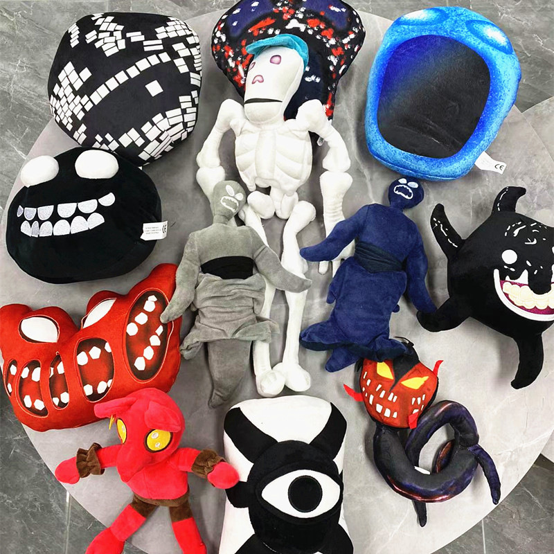 Cross-border new doors roblox escape from the gate plush toy game digital monster periphery