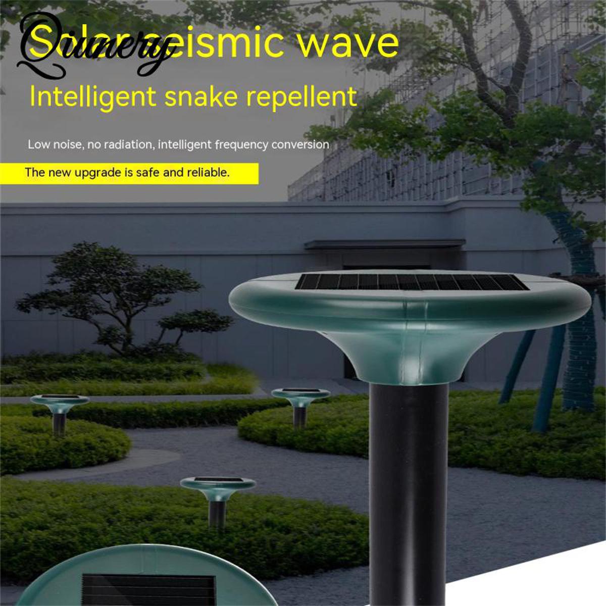 2pcs Solar Ultrasonic Mouse Repeller Anti-corrosion Anti-rust 1200mah Lithium Battery Mouse Repeller