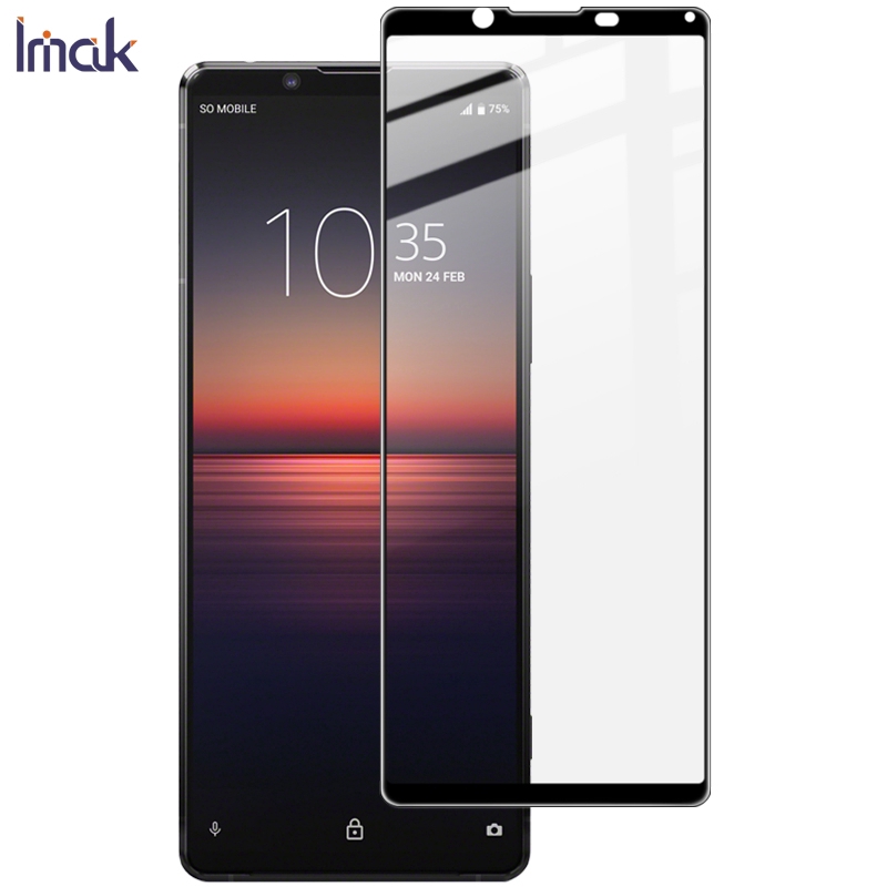 Sony Xperia 1 Mark 2 ( Xperia 1 II) Big Curved Anti-Static Anti Dust ESD Edge to Edge Covered Tempered Glass Screen Protector