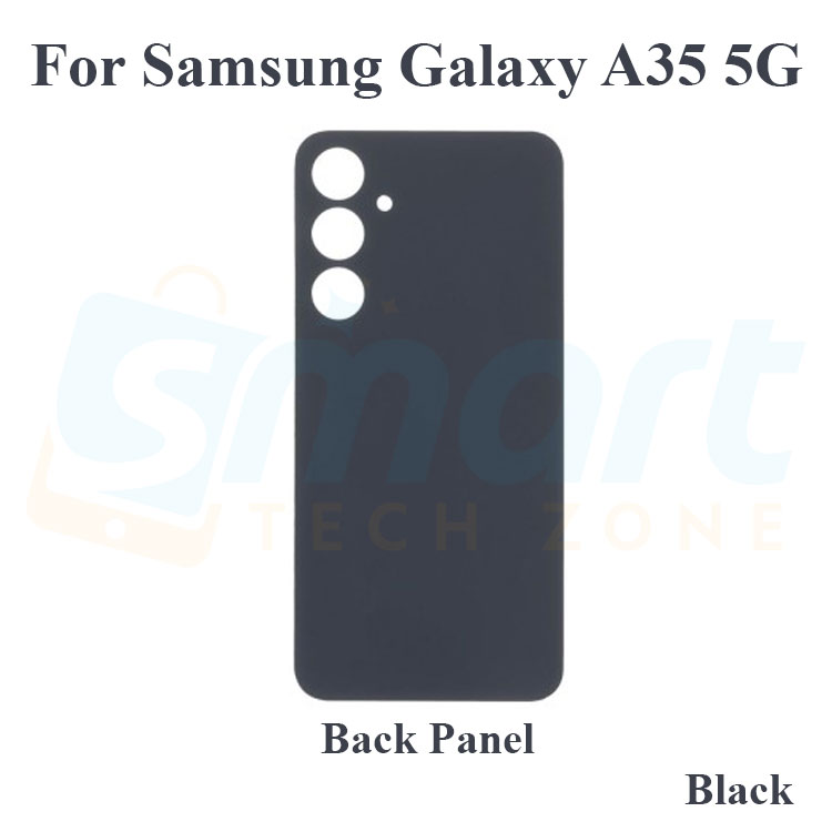 For Samsung Galaxy A35 5G LCD Frame + Back Panel Housing + Without Camera Glass Back shell Replacement Spare Parts