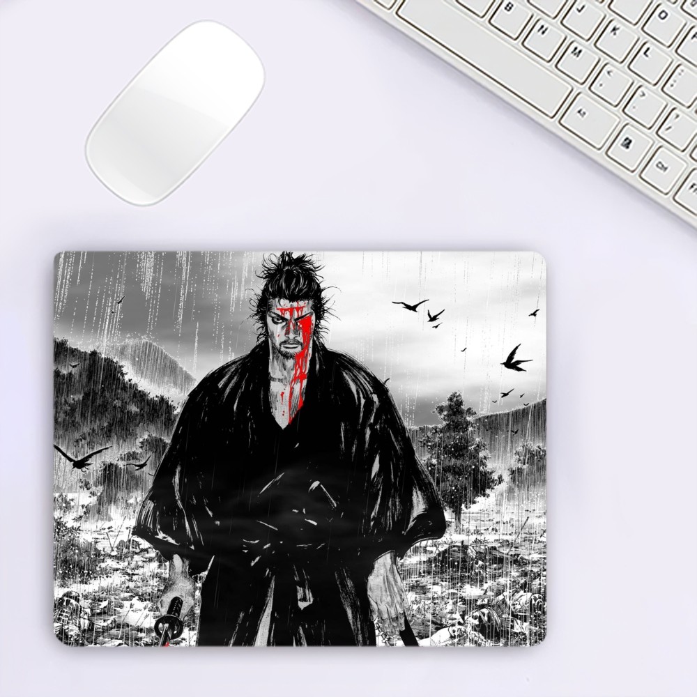 Comic Vagabond Miyamoto Musashi S Mousepad Office Large Mouse PC Small Computer Game Keyboard Rubber Anti-slip Mice Mat. 