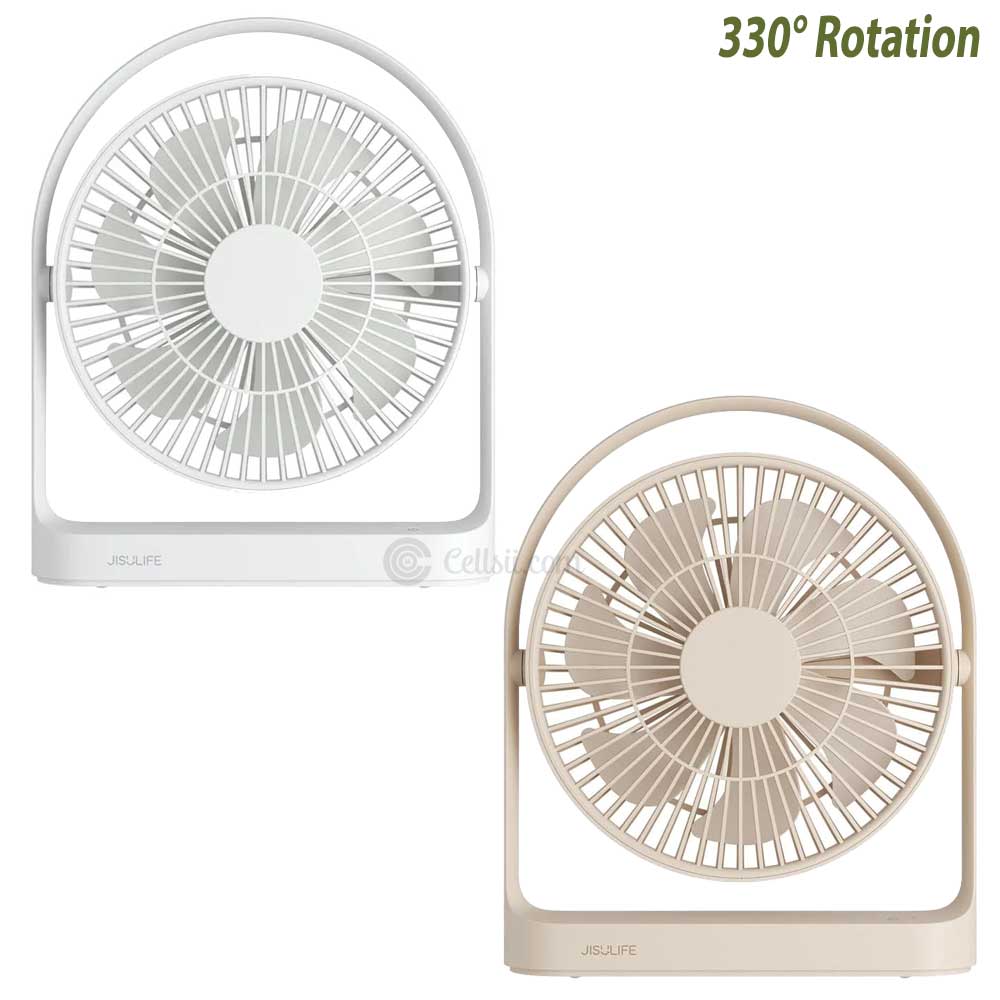 JISULIFE FA27 Portable Multi-functional Cooling Fan (8000mAh Battery)
