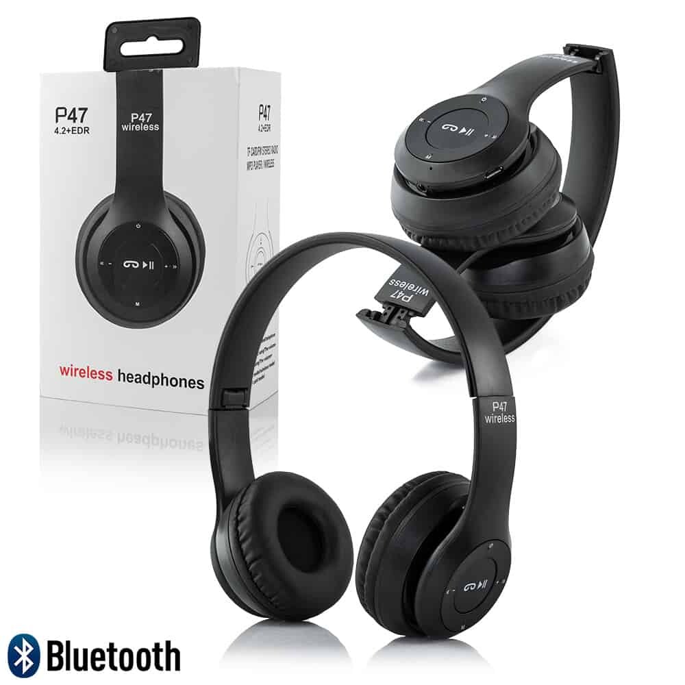 P47 Stereo Head Mounted Bluetooth Headphones Multifunctional Headset Wireless Phone Speakerphone 02 by Pick A Gadget. 