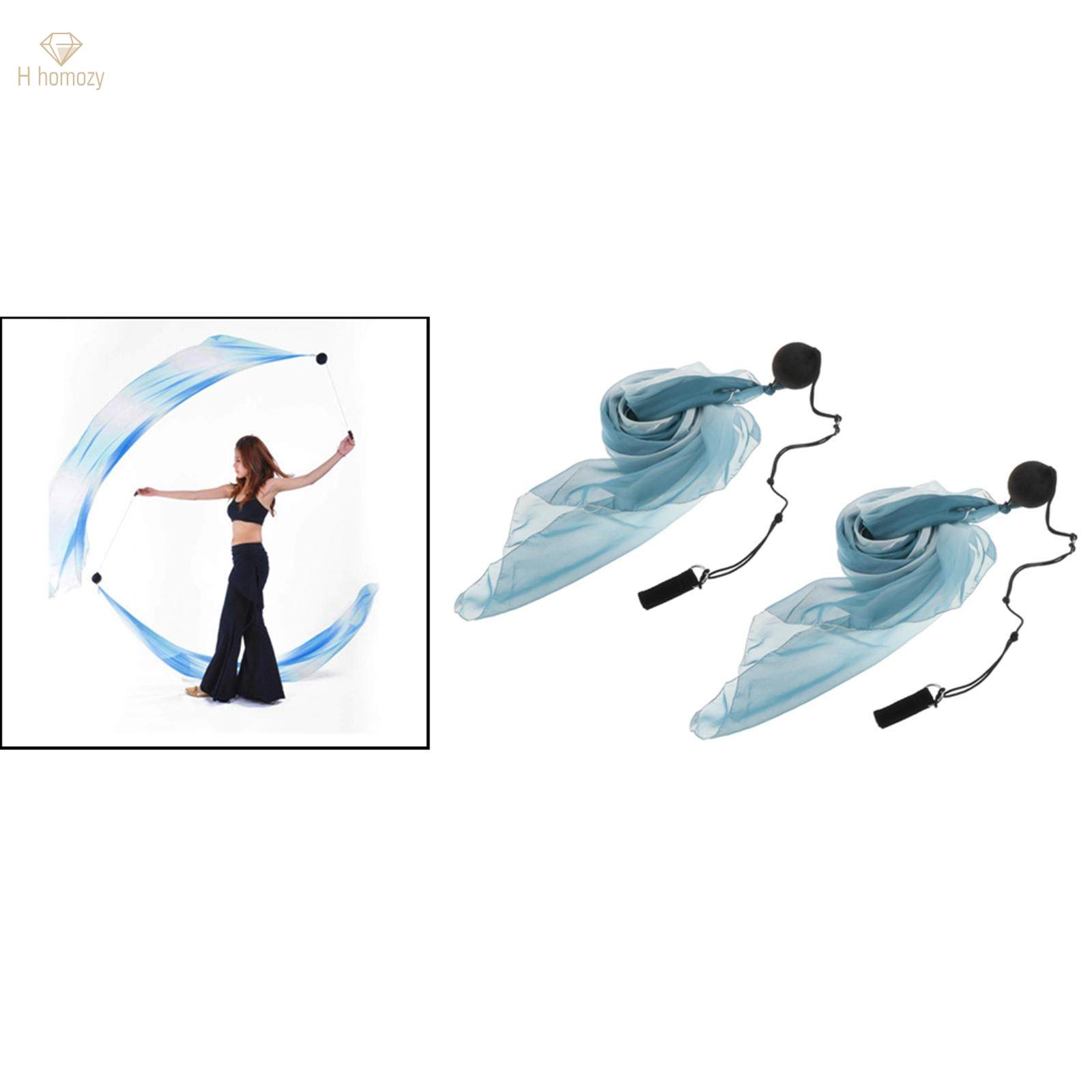 Belly Poi Streamers Silk Streamer Set Silk Streamer Poi Chain Balls for Dancing Fancy