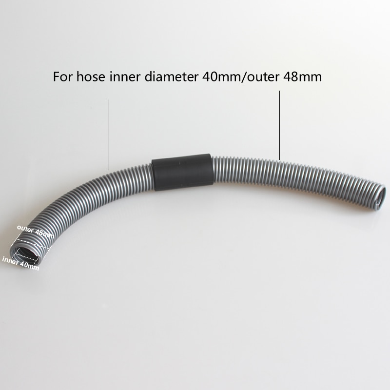 Threaded hose inner 40mm outer 48mm extension connector two-way connector Vacuum cleaner hose accessories. 