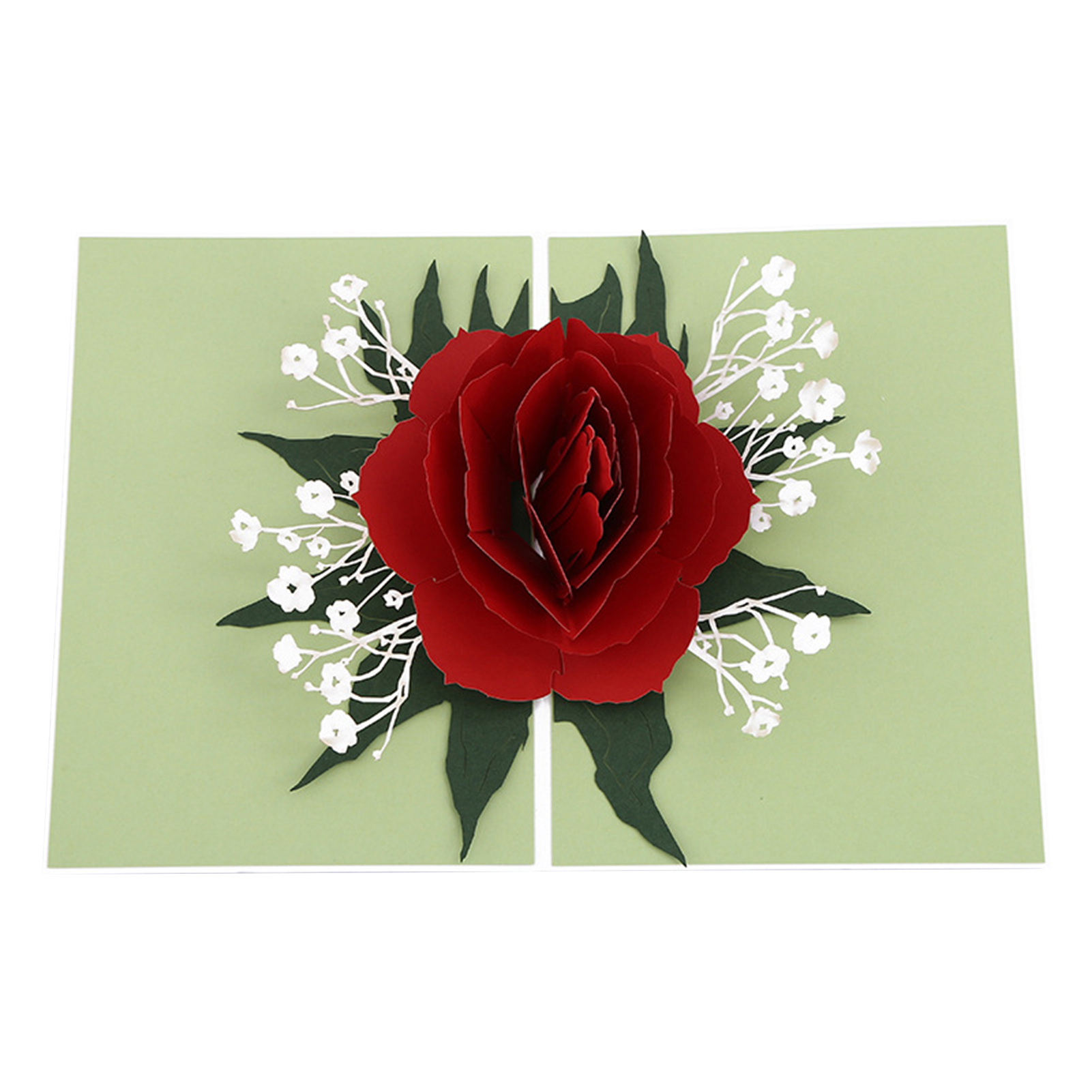 Greeting Card Nice-looking istic Flower Festival Card. 