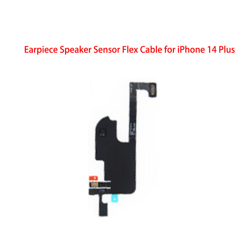 Earpiece Ear Speaker For iPhone 14 Pro Max Plus Sound Receiver Earphone Front Light Sensor Flex Cable. 