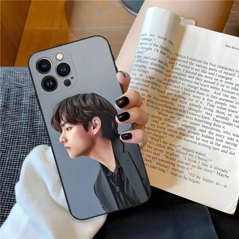 Korean Star Kim-taehyung Phone Case For Iphone 14ProMax 11 13 14 Pro Xs Max Mini Xr X 7 8 6 6s Plus Shell Coque KEEMEEUYZO. 