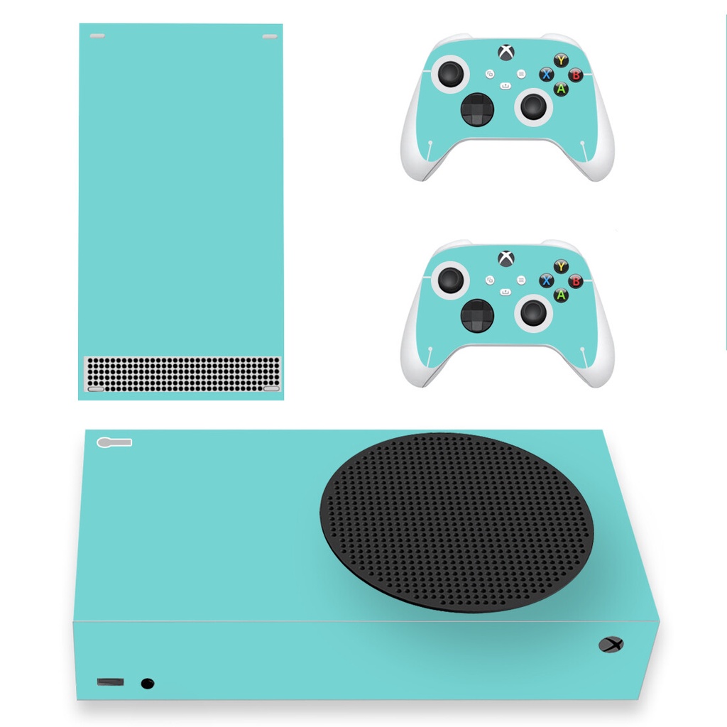 Solid Color Skin Sticker Set For Xbox Series S Console And Controller Stickers Covers Decal 16 Colors Available. 