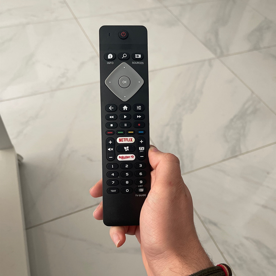 Remote Control for Philips BRC0884301/01 43PUS6704/12 50PUS6704/12 55PUS6704/12 4K UHD Smart TV (No Ambilight). 