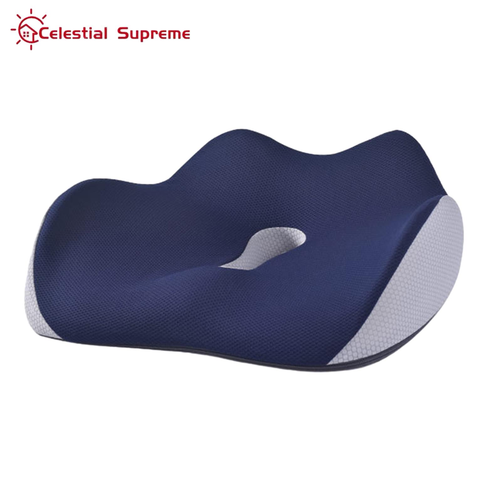 Thigh Support Cushion Orthopedic Memory Foam Seat Cushion for Office Chair Comfortable Ergonomic Sitting Pad for Home Work Breathable Supportive Seat Pillow