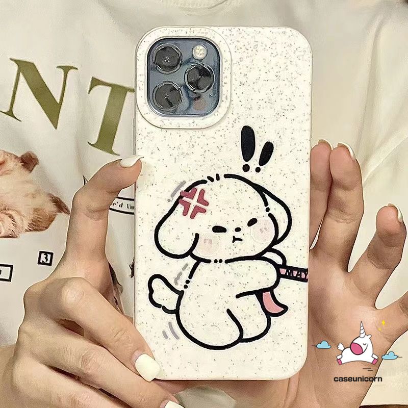 Couple Phone Case Compatible for IPhone 11 13 14 12 15 Pro Max 7Plus 6 6S 8 7 15 Plus XR X XS MAX SE 2020 Cartoon Dog Cute Puppy Creative Degradable Eco-Friendly Soft Lovers Cover. 