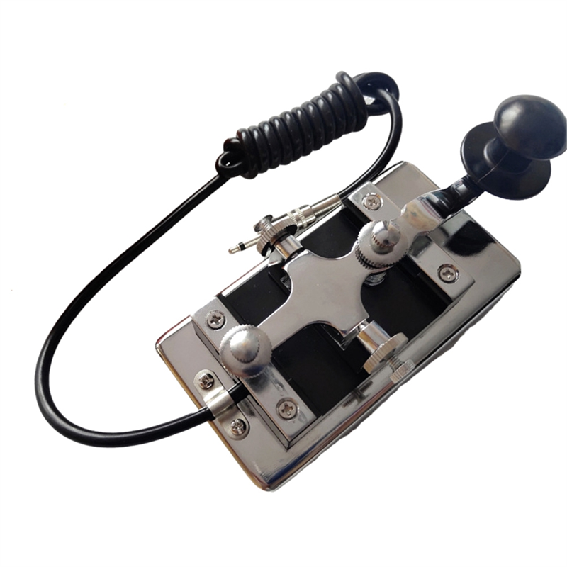 1Set Radio Hobbyist Exerciser Moores Electric Key Shortwave Radio Portable 4K Heavy Duty. 