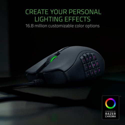 Razer Naga Trinity - Multi-color Wired MMO Gaming Mouse (Global). 