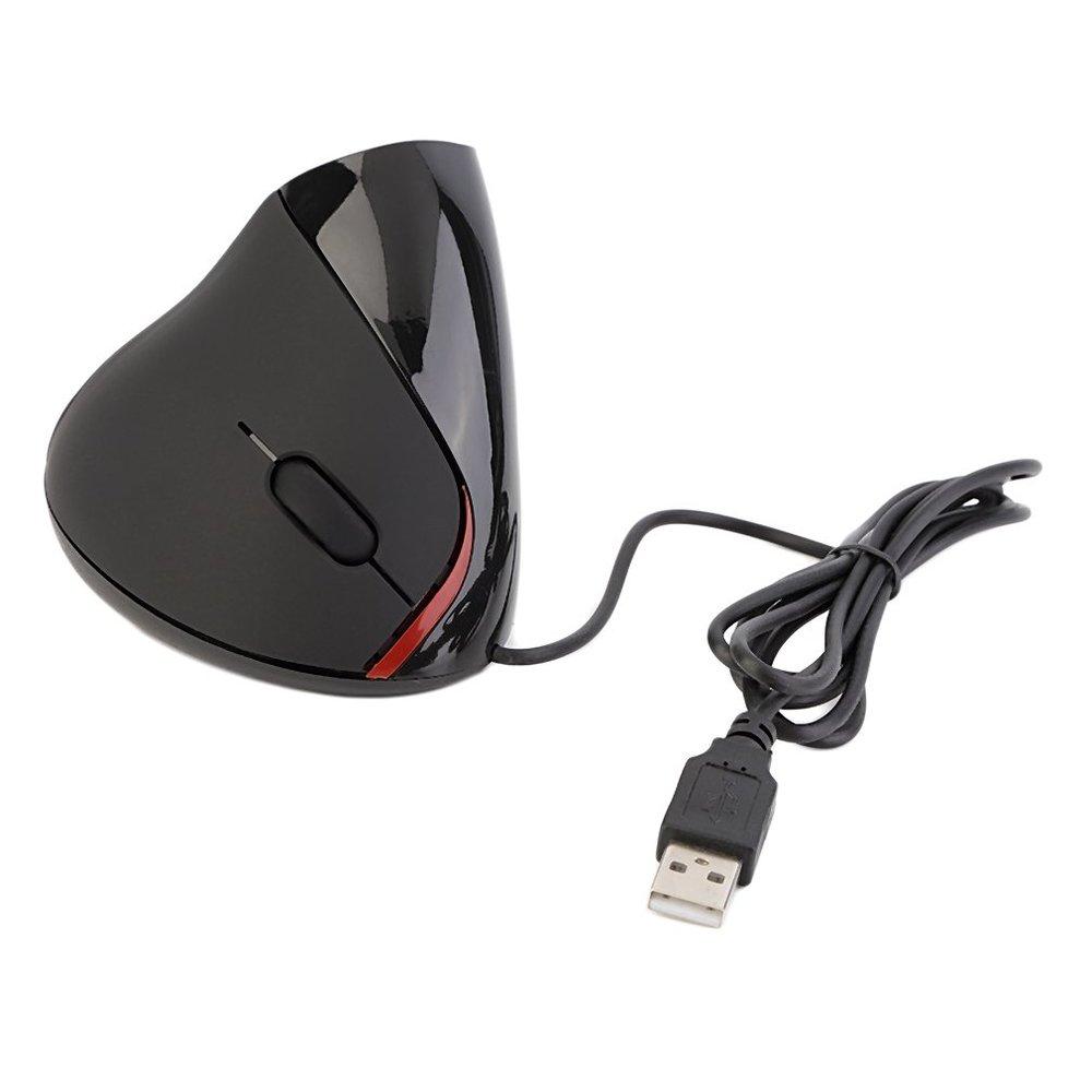 TE Ergonomic Design USB Vertical Optical Mouse 5D Optical Mouse for Computer PC. 