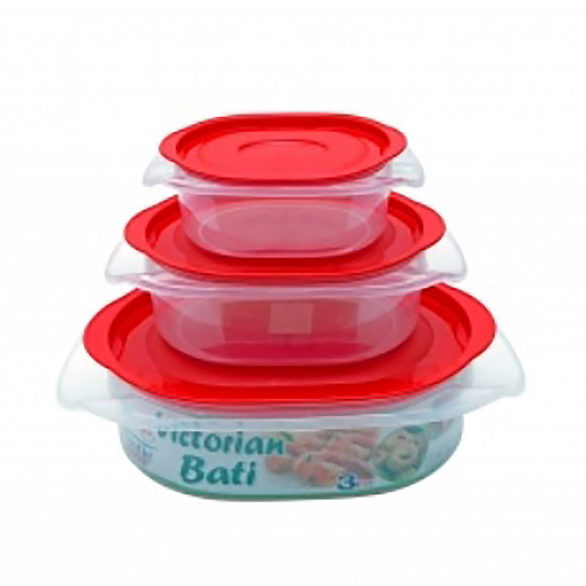 Victorian Food Storage Box 3 Pieces Set
