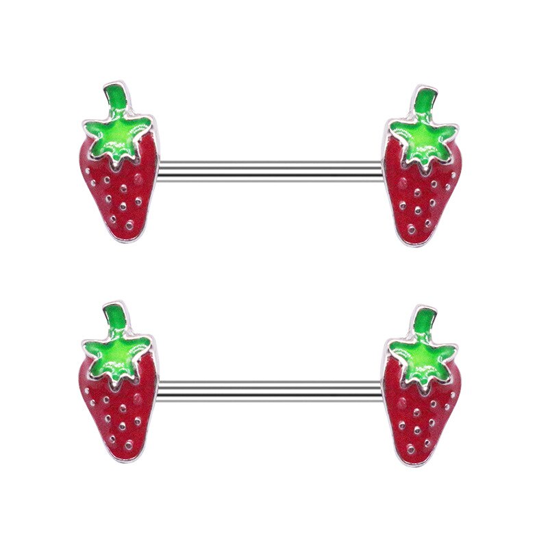 Halloween Bat Punk Devil Wings Nipple Ring Ghost Hand Heart Nipples Stud Piercing Stainless Steel Drill Ball Milk Ring Chains. 