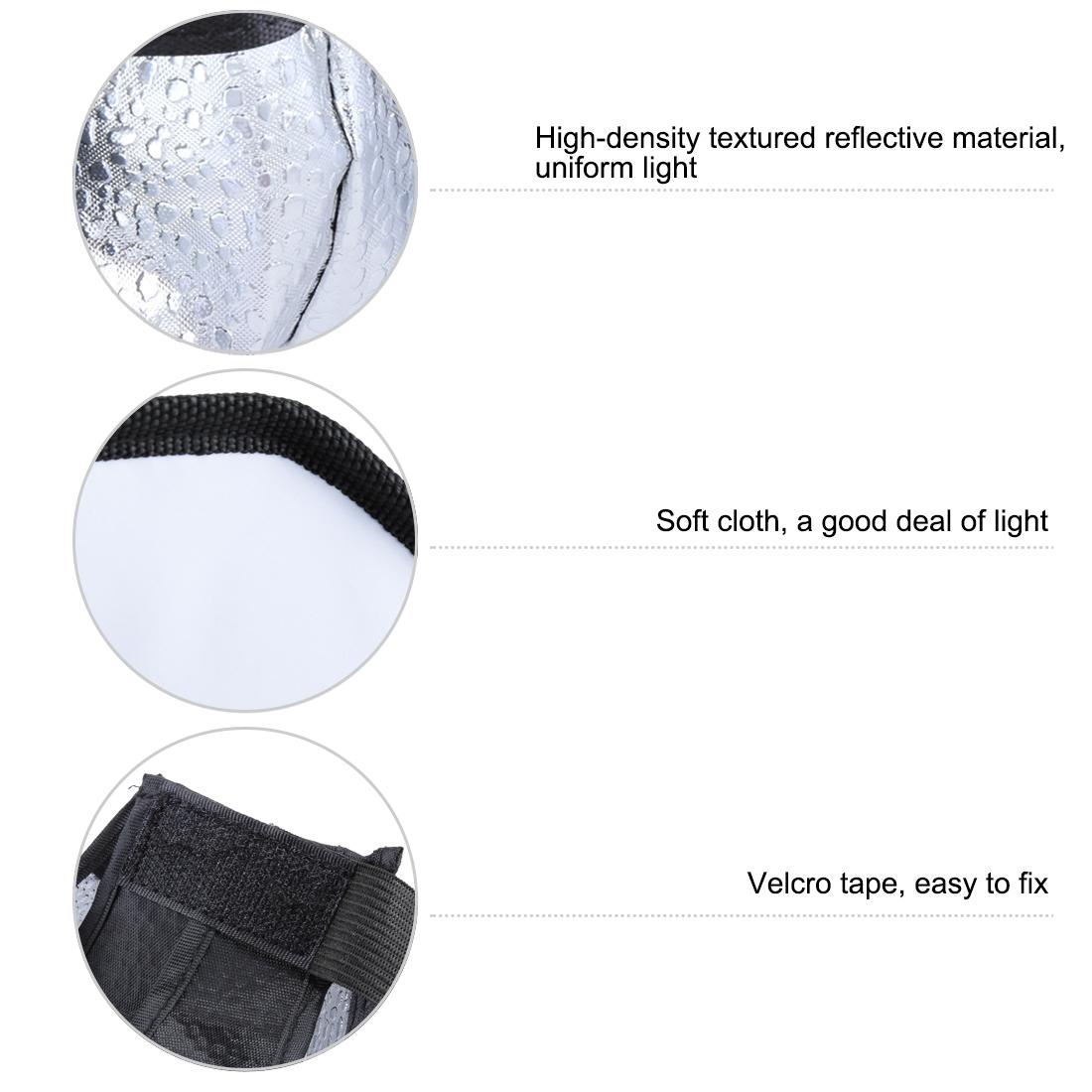 （NEW）20cm Softbox Universal Foldable Flash Light Diffuser Octagon Speedlight Diffuser Soft Box for Canon Nikon Sony Olympus Diffuser Softbox Neewer Cloth Fabric Cover for Led Light Ring Kit Sock Panel Flash. 