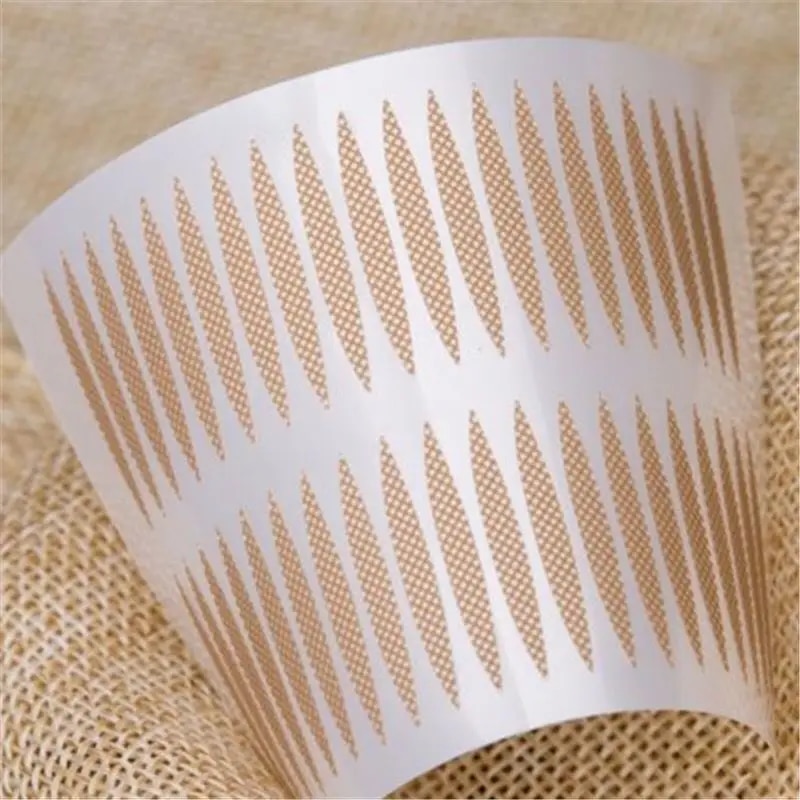 eyelid correction tape mesh Eyelid Stripe Big eyes Invisible double fold eyelid shadow sticker Double eyelid lifting strip. 