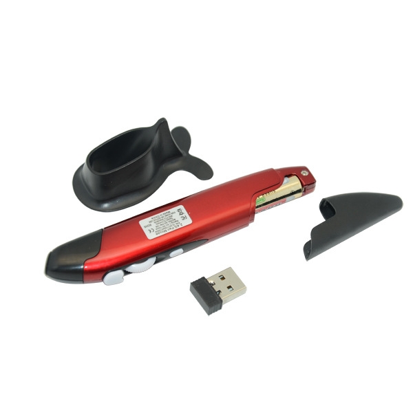 PR-03 2.4G USB Receiver Adjustable 1600 DPI Wireless Optical Pen Mouse for Computer PC Laptop Drawing Teaching. 