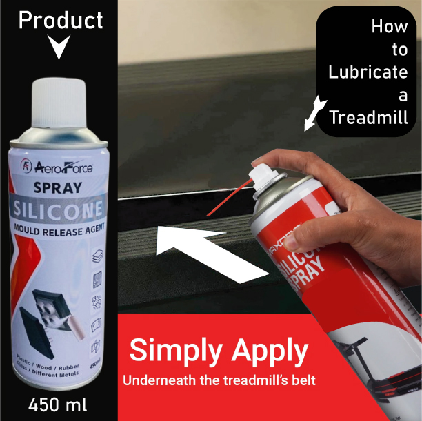Silicone Spray for Treadmill Lubricant 450ml
