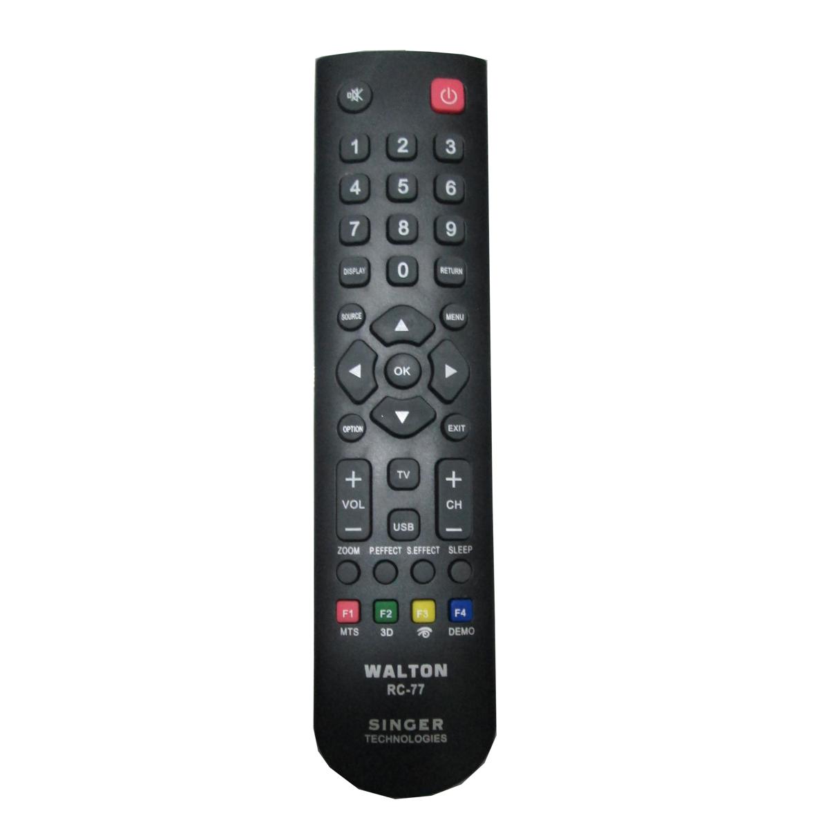 RC-77 LCD/LED TV Universal Remote Control For TV Best Quality WALTON OR SINGER
