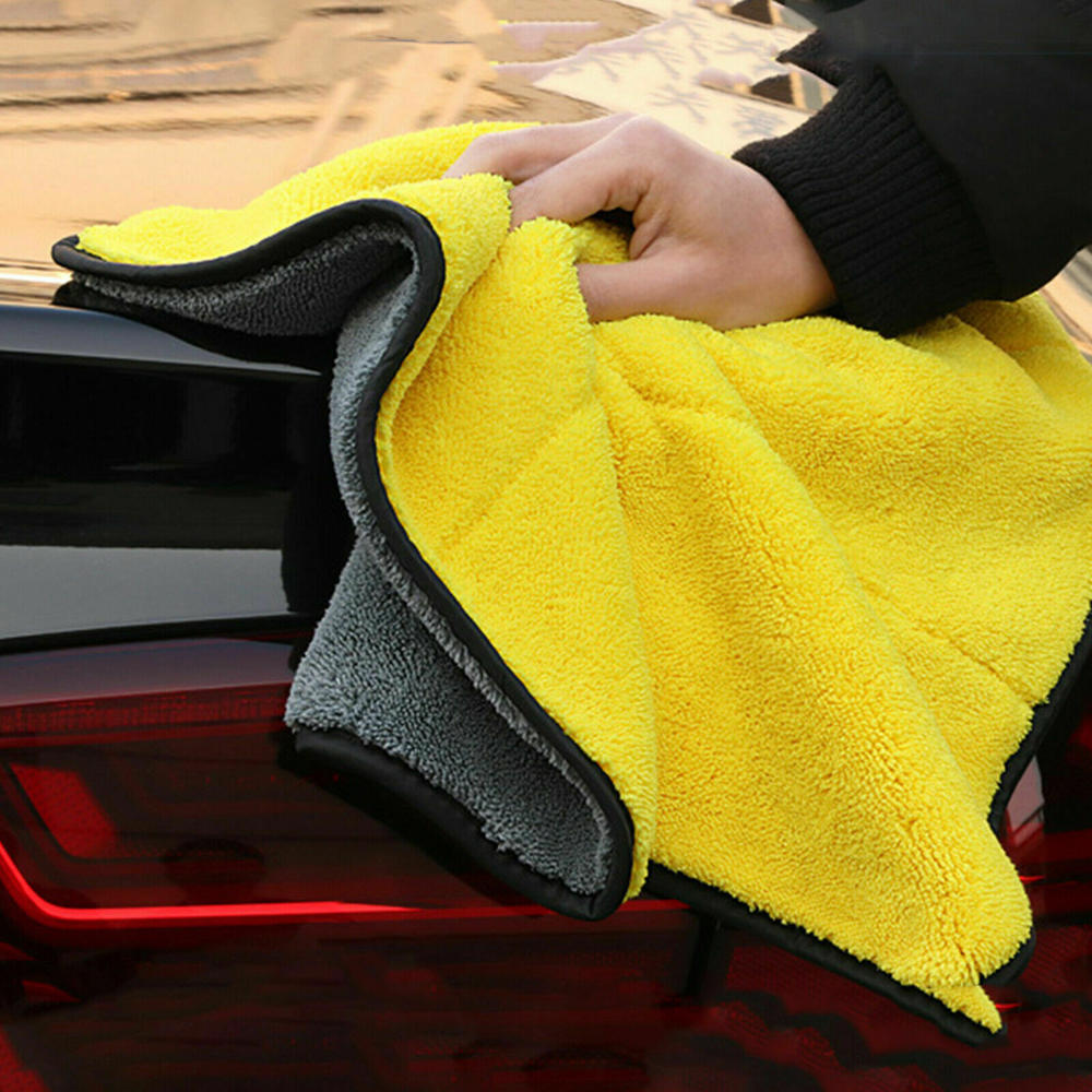 Quick-drying Car wash cloth Scratch-free Soft Lightweight Super absorbent towel Double-sided Lint-free Polishing cloth for Car. 