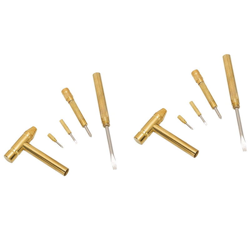 2X Mini Multi-Function Small Hammer, Small Hammer, Small Hammer, 5-In-1 Hammer with Small Screwdriver