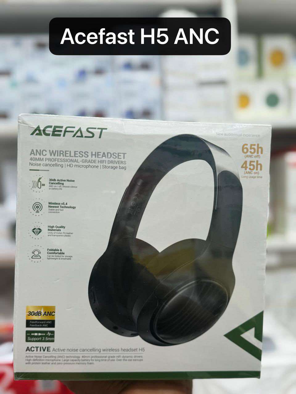 ACEFAST H5 ANC Wireless Headset. 