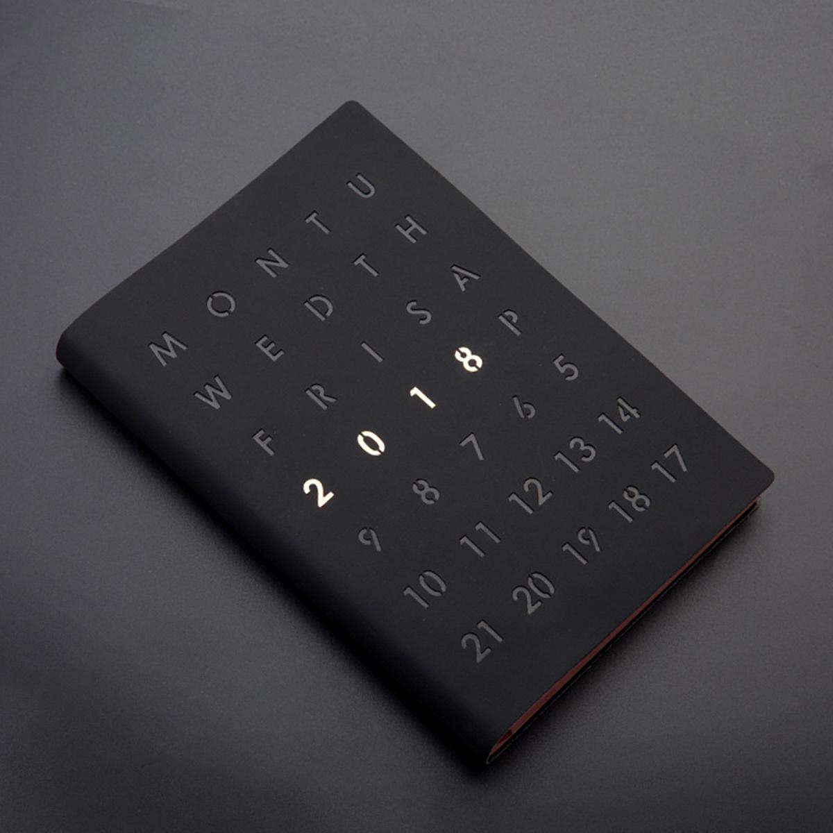 A5 2018 Diary Weekly Monthly Schedule Notebook Journal Planner Calendar Book Day. 