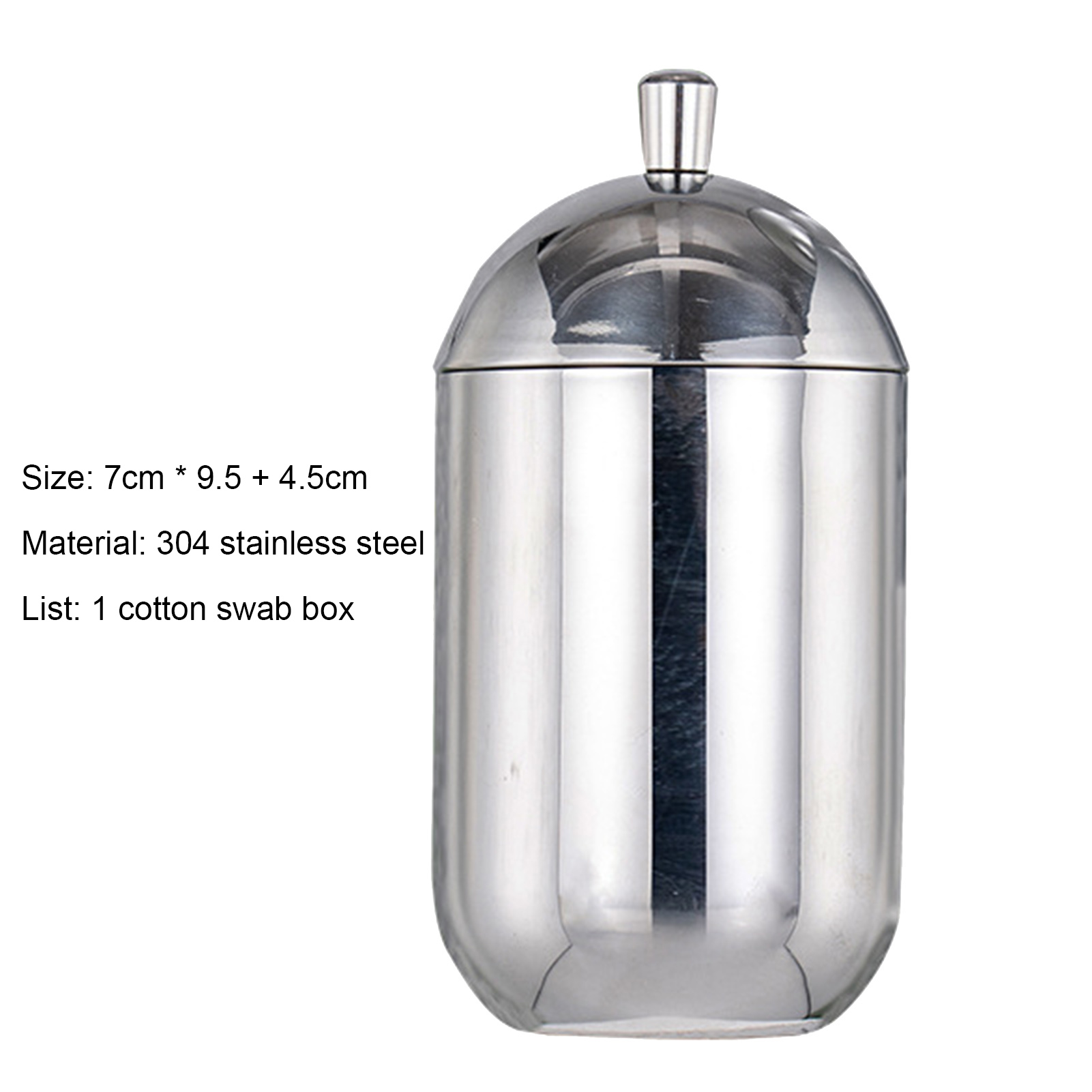 Swab Dispenser Reusable Multi-functional Swab Q-tip Container. 