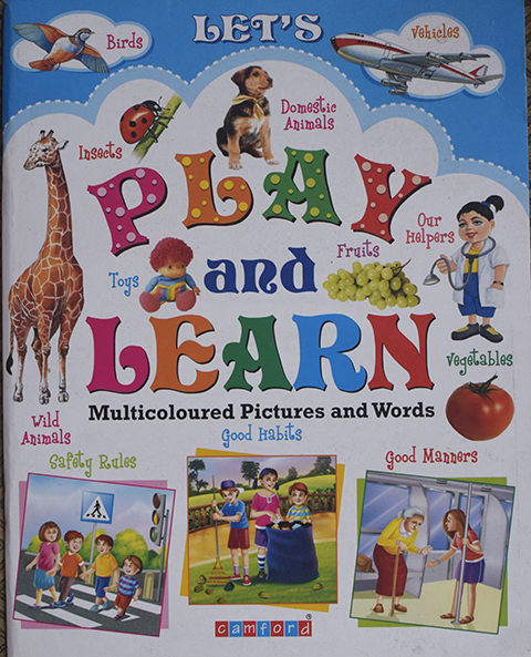 Let's Play and Learn Multicolored Pictures and Words
