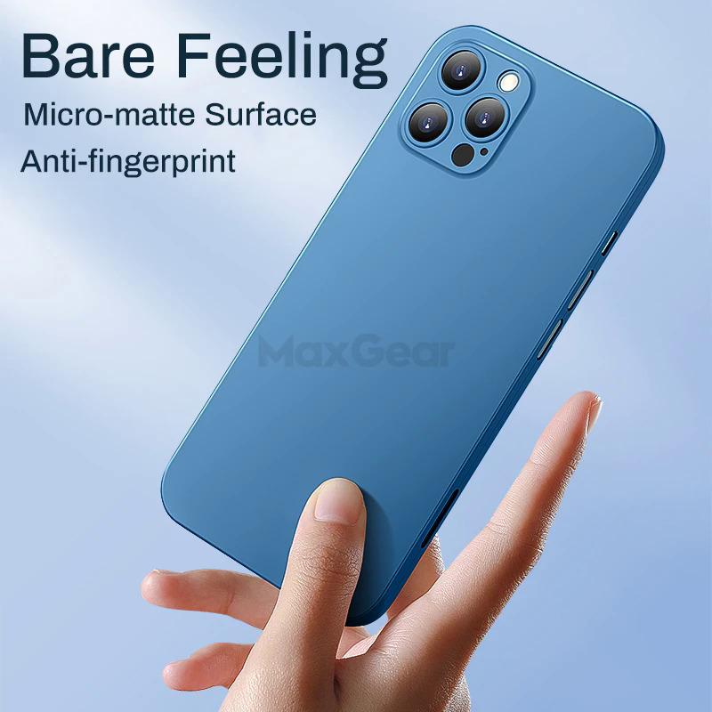 【Solitary waves】Ultra Thin 360 Full Cover Case For iPhone 12 Pro Max 13 Mini Coque Case For iPhone 11 Pro X XR XS Max 11Pro Tempered Glass Cover. 