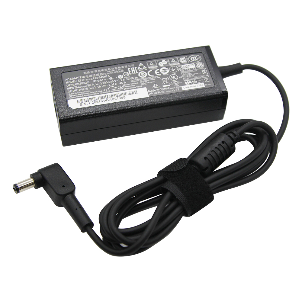 45W 19V 2.37A 5.5*1.7MM AC Laptop Adapter Charger For ACER Aspire E5-553 E5-573 E5-574 E5-575 E5-711 E5-721 Series Notebook. 