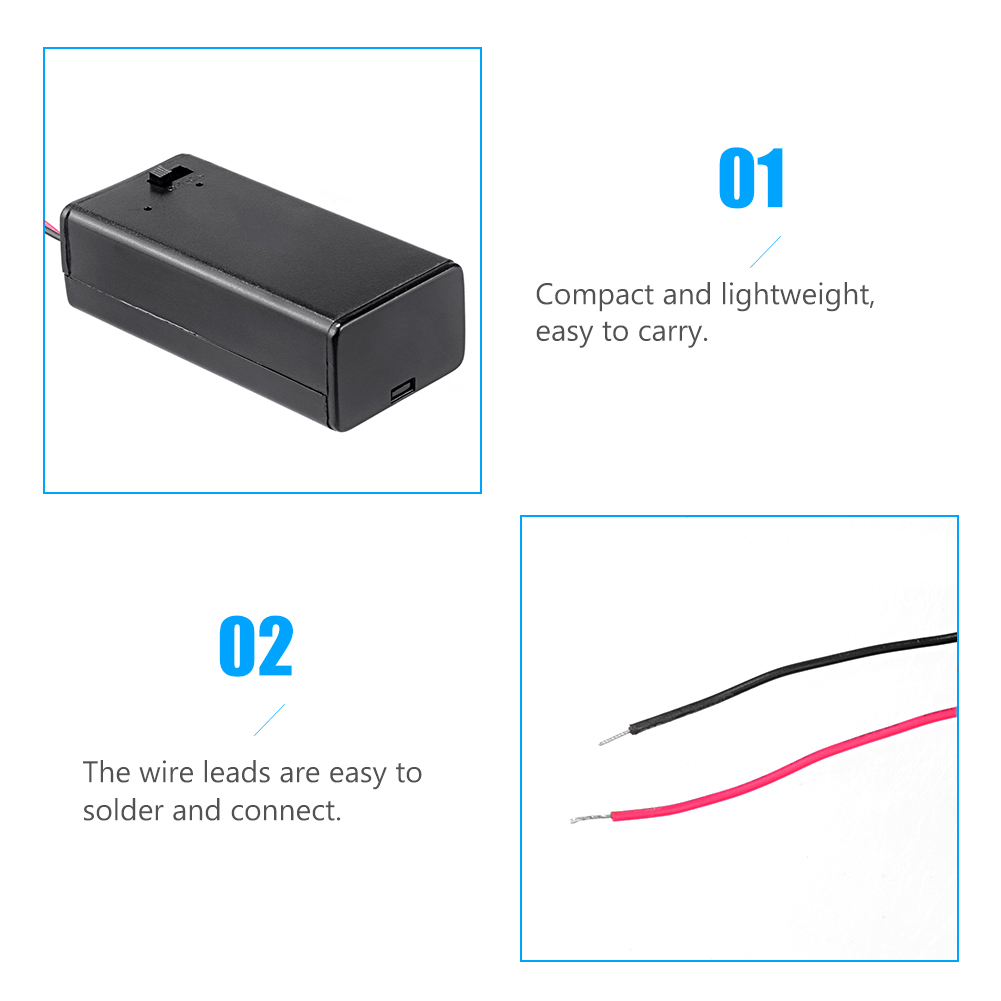 AA AAA Power Bank 2X 3X 4X 6X 8X18650 Box Case Switch Wire Lead DIY Battery Container Cover On/Off 3.7V Storage Switch Holder. 