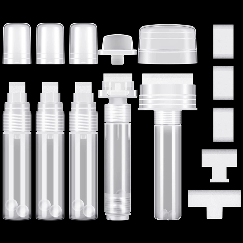 10 Pack Graffiti Markers Refillable Paint Markers Touch Up Paint Pen for with 10 Replacement Tips (50 mm, 30 mm, 15 mm). 