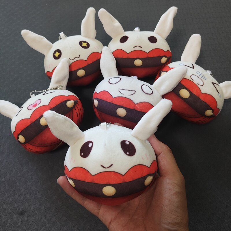 6CM Genshin Impact Slime Klee Bouncing Duduke Two-dimensional Cute Doll Plush Toy Birthday Present Game Peripherals Collect. 