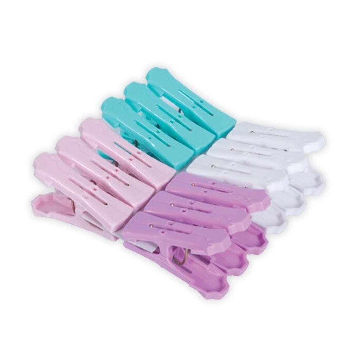 Ruby Cloth Clip 12 Pcs Set Assorted