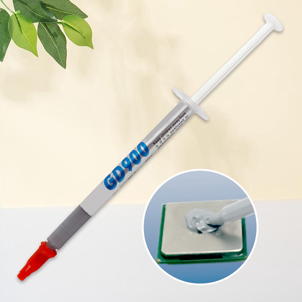 &lt;WholeSale&gt; 3Pcs GD900 Thermal Paste Effective Low Consistency Compound CPU 4.8WM-K Cooling Grease for Motherboard. 