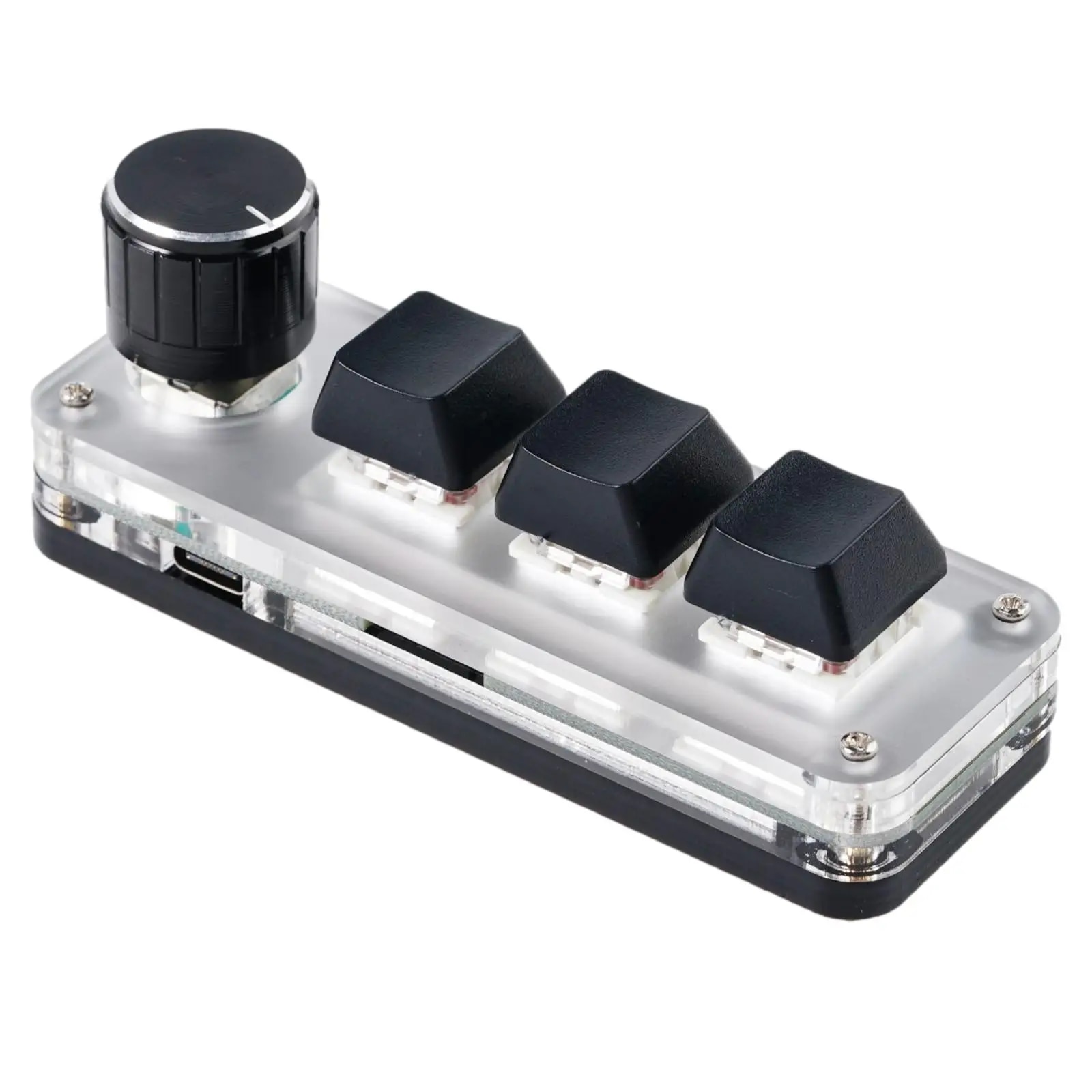 SimPad OSU RGB Mini Keyboard 3 Keys Knob Hot Swap Macro Programming Keyboard Gaming Drawing Red Switch USB Custom Keypad. 