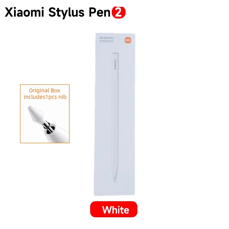 Xiaomi Stylus Pen 2 Low Latency Draw Writing Screenshot 26° Nib Tablet Screen Touch For Xiaomi Mi Pad 6 / 6 pro / 5 / 5 Pro. 