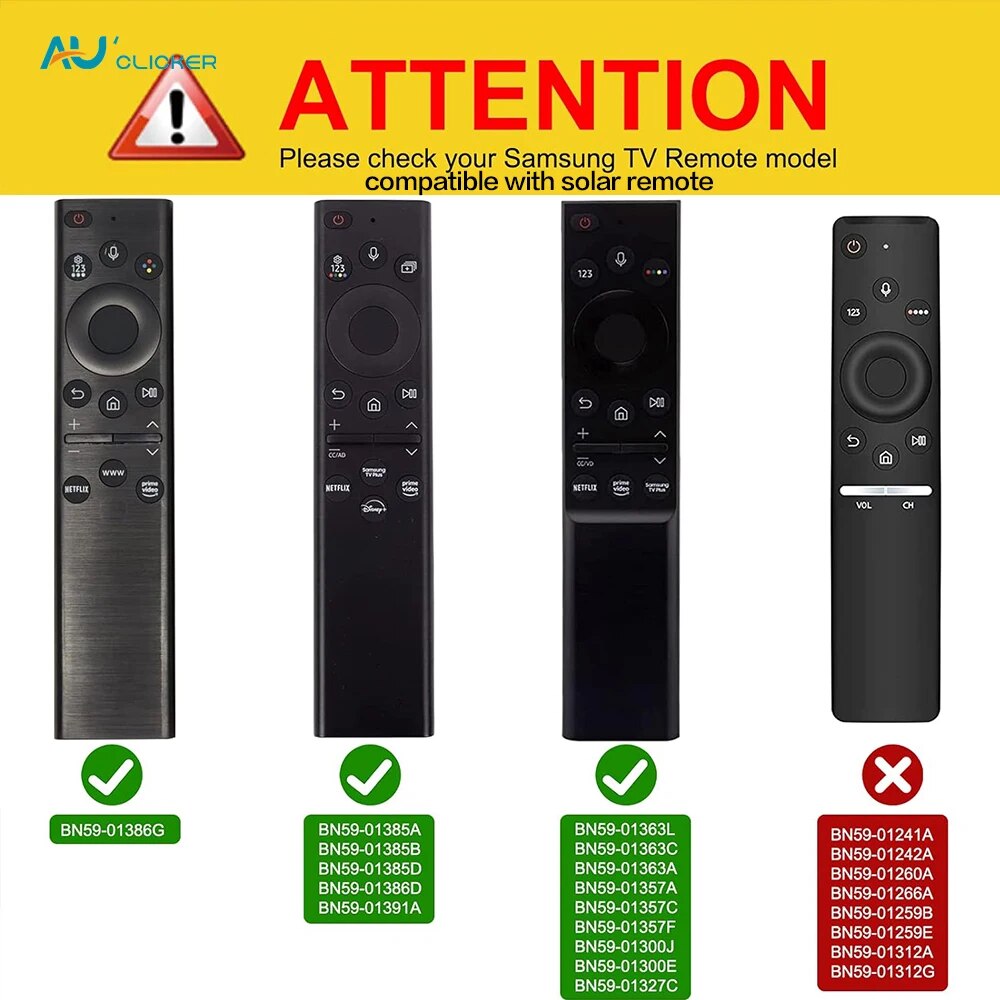 Samsung BN59-01385 BN59-01386 TM2280E silicone cover for Samsung Smart TV Solar cell remote Control. 