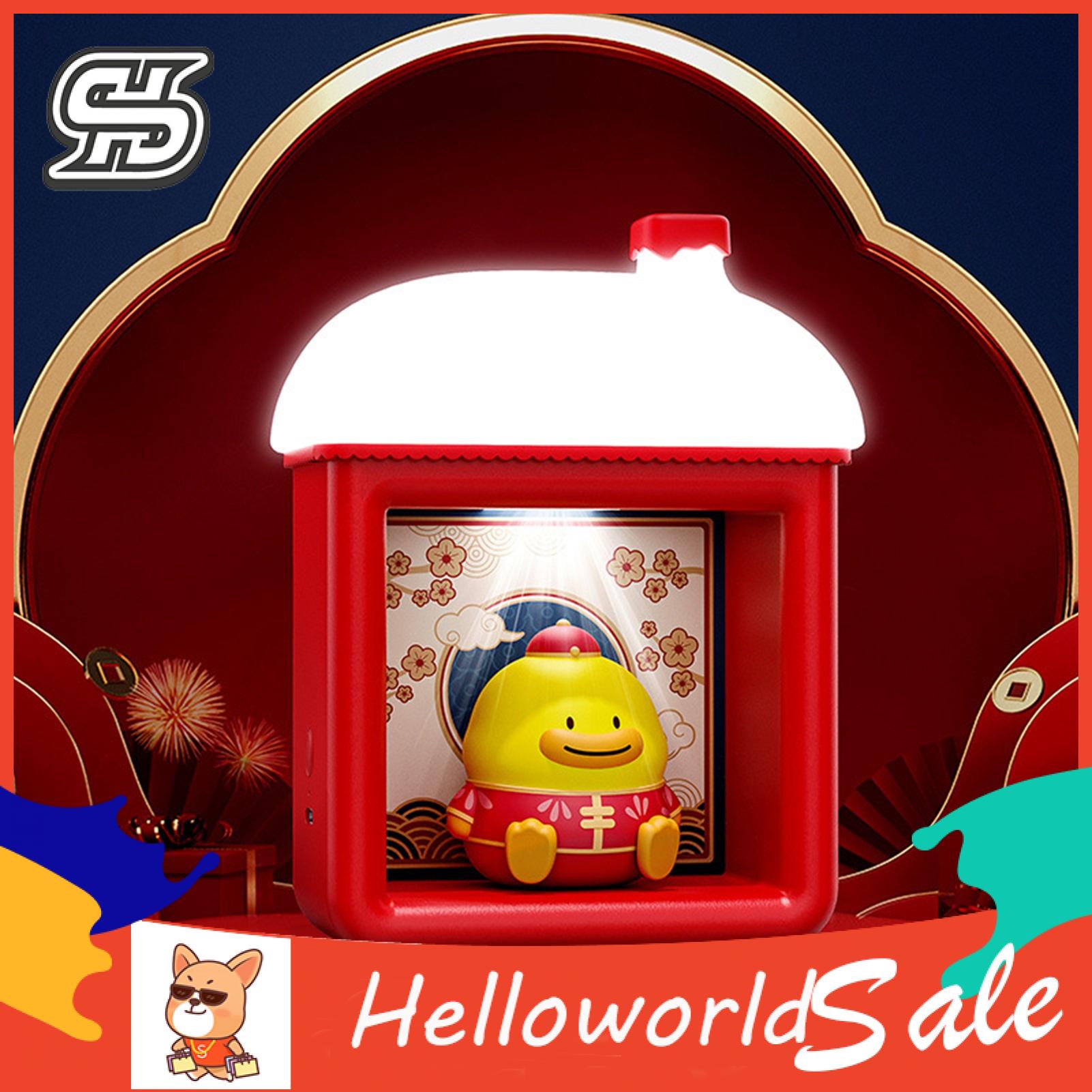 HelloWorld Magnetic Lamp Non-Glaring Warmly Light Rechargeable LED Lamp with Type-C Cable. 