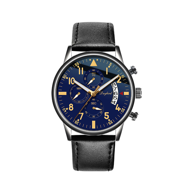 Proud Bird New Watches Men's Watch Pilot Multi functional Student Sports Quartz Watch Live Source Factory. 