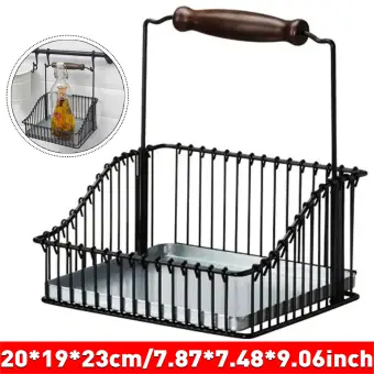 Steel Storage Bin Kitchen Shelf Wire Rack Cabinet Basket Kitchen Organizer Cupboard Home Wire Racks Black Buy Online At Best Prices In Bangladesh Daraz Com Bd