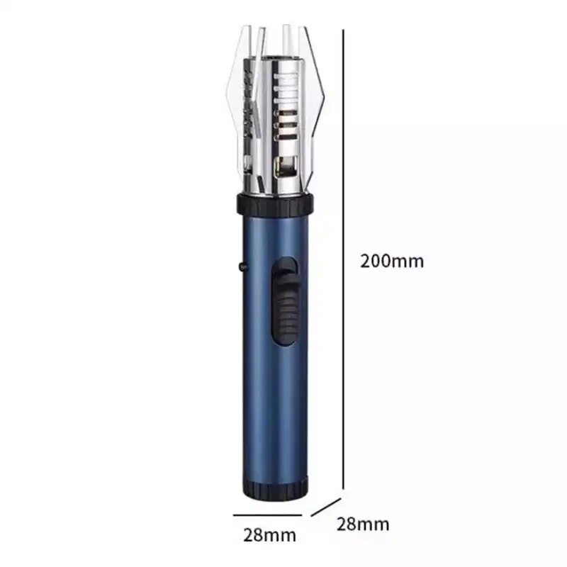 Multifunctional Large Windproof Welding Torch Lighter 1800°High Temperature Spray Gun Butane Gas Lighter Welding Tool. 