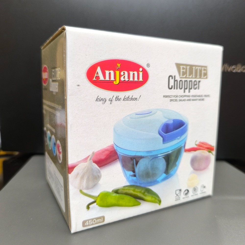Anjani Elite Manual Food Chopper – 450ml. 