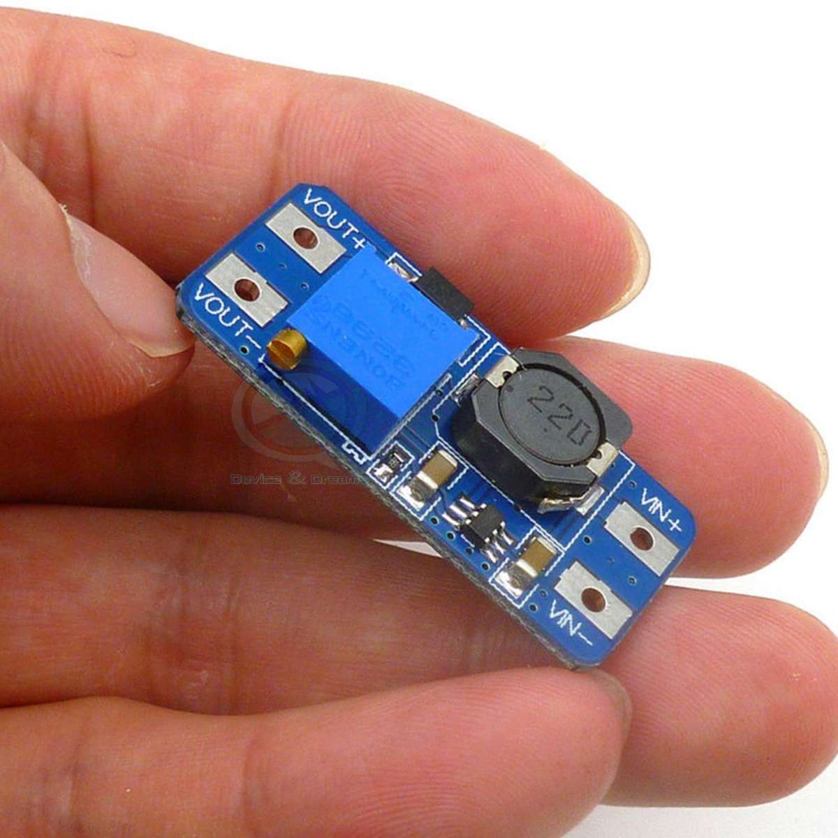 2A MT3608 DC-DC Adjustable Step Up  Power Module 1.5V-24V to 3.7V-28V