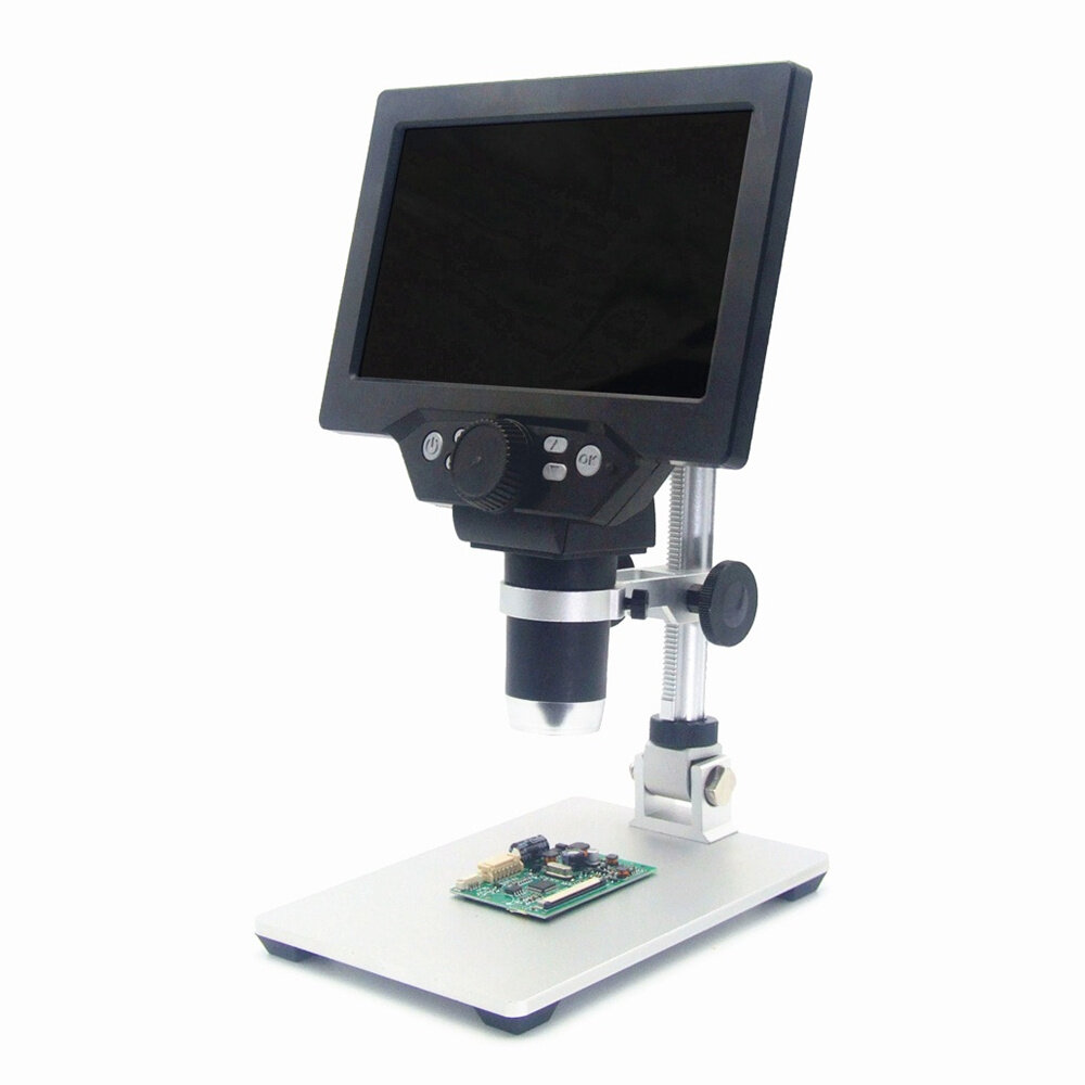 G1200 microscope 12MP 7-inch color screen 1-1200X. 
