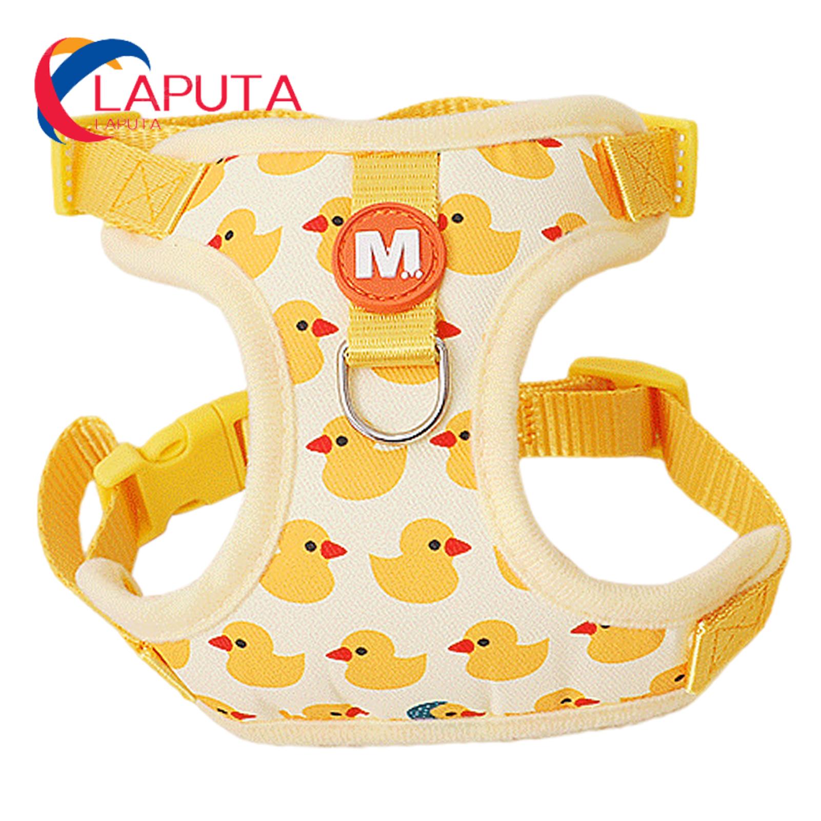 There are only 4 steps to put on the pet harness. Very easy to wear. Simply open the harness, slide your pet's front legs through the harness, then close and buckle it again, attach the harness with the double rings, and you're done!. 
